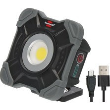 Şarj Edilebilir LED Çalışma Lambası Sh 1000 Ma (1000LM, IP54, Mıknatıslı ve Çıtçıtlı Şarj Edilebilir LED Çalışma Lambası, Sağlam Gövde)
