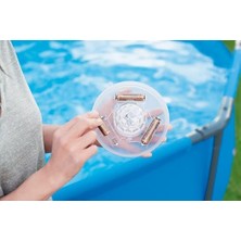 Pille Çalışır, Yüzen LED Lamba, Çap 14 cm