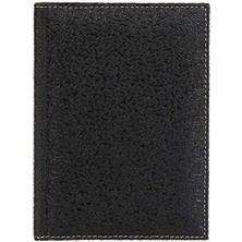 2k 4812 Defter 14X20 Cm. Kareli̇ 160 Yapraklı Deri Hilton Desen Kapaklı Siyah, Siyah
