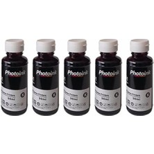 Photo Ink Hp Smart Tank 500-530-515-615 5 Adet Siyah Mürekkep