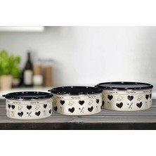 Pr Enjoy Siyah Üçlü Saklama Seti