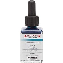 Aero Professional Akrilik Mürekkebi 28 ml 406 Turquoise Blue
