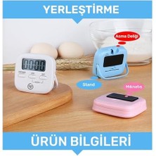 Npo NPT05M Mutfak,ders,yemek Için 99:59DK Dijital Alarm Kronometre,pomodoro Öğrenci Motivasyon Saati