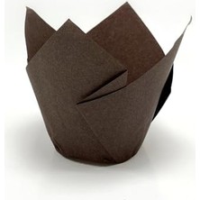 Hediye Sepeti 100&APOS;LÜ Klasik Lale Kapsül Kahverengi Muffin Kek Kalıbı,, Konsept, Kağıdı Doğum Günü Parti Dekorasyonu Için