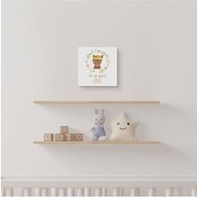 Sevgi Temalı Bebek Odasına Özel Kanvas Tasarımı Tablo 30X40 cm 25 x 25 cm