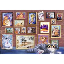 Blue Focus 500 Parça Sevimli Kediler Temalı Renkli Puzzle Eğlenceli Desenli Ürün