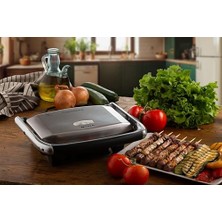 Ariete Izgara ve Tost Makinesi 1911/10 - Grill Toast Machine, 1000 Watt, Yapışmaz Çizgili Plaka