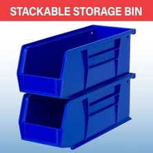 30224 11 Inç 4-Inç 4-Inç Plastik Saklama Kabı, Istiflenebilir Akro-,, 12-Pack, 30224
