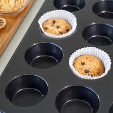 Toptan Muffin ve Cup Cake Fırın Tepsisi,muffin Için 12 Bölmeli Fırın Kabı