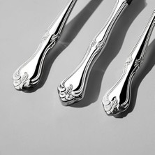 > Sade 6 Kişilik 18 Parça Çatal Kaşık Bıçak Takımı