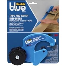 Scotchblue 3m M1000 El Maskesi El Kapağı, Kapak Kağıdı Için, Tüm Yapışkan Bant Genişlikleri Için, Bıçaksız 1 Dispenser, Maskeleme Bandı ve Kağıt