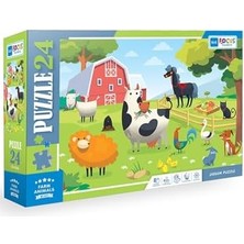 Blue Focus 24 Parça - Farm Anımals (Çiftlik Hayvanları)