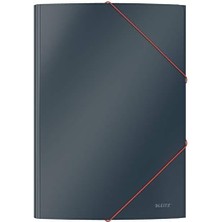 Cosy Soft Lastik Kilitli Dosya, A4, Gri