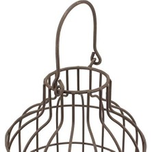 Rustikales Metalldraht-Gewächshaus, Set Mit Rustikalen Holzsockeln, Industrie- Und Landhausdekoration, Akzente, Blumen, Sukkulenten, Luftpflanzen, Lichterketten, Dekorative Füllung Und Mehr