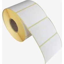 Kargo Etiketi Eko Termal Etiket 100MM x 100MM Ruloda 500 Adet 40MM Çapında Direk Termal Transfer Etiketi