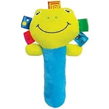 Sozzy Toys Çıngıraklı Sıksık Kurbağa Standart Yaş İçin Renkli Eğlenceli Oyun
