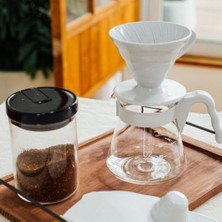 V60 Kahve Demleme Seti, Açık Gri