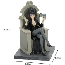Department 56 Elvira Mistress Of The Dark Village Aksesuarları Imzalı Imzalar Heykelcik, 8,8 Cm, Çok Renkli