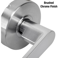 SLCHPG26D Ağır Hizmet Kolu Stili, Sınıf 2 Ticari Geçiş Kapı Kilidi, Fırçalanmış Krom/krom