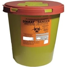 5 Adet Tıbbi Atık Kutusu 2lt.