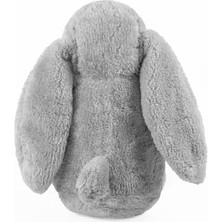 Özgüner Oyuncak 40 cm Yumuşak Uyku Arkadaşı Tavşan, Pelüş, Doldurulabilir, Uyku Arkadaşı Tavşan (Gri)