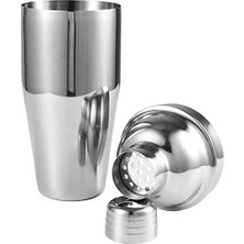 Çelik Kokteyl Shaker - Meyve Suyu Shaker - Kokteyl Karıştırıcı, 750 ml 2li Paket