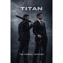 Twotwo TITAN Baston Şemsiye | Tek Parça Gövde | Butonsuz Hidrolik | Rüzgâra Dayanıklı | İthal