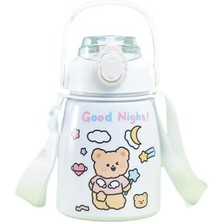 Çelik Içli Termos 850 ml Beyaz SKM012