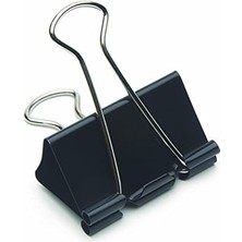 Metal Çelik Kıskaç, Siyah, 41 mm