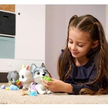 105950135, Petz, Evcil Hayvan Eğlencesi, Özel Fonksiyonlu, Içme ve Altını Islatma, 3 Adet Sürpriz ile Birlikte, 15 cm
