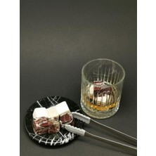 Beyaz Vişne Mermer Viski Taşı (9 Adet) Kutulu Babalar Günü Hediyesi