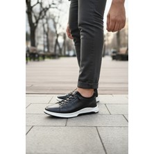 Enoch Hakiki Deri Yüksek Tabanlı Erkek Sneaker Ortopedik Taban