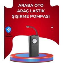 USB Şarjlı Kompakt Elektrikli Hava Kompresörü 3000 Mah