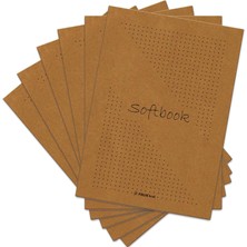 Point Noktalı Defter 13,5X23 cm Kapak 50 Yaprak 6'lı Paket Softbook