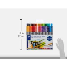 Çift Uçlu Keçeli Kalem 3.0 - 0.8mm 72'li