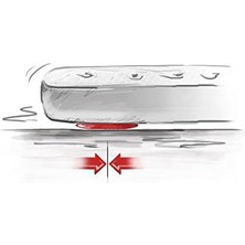 Luftbett Beam Long Lut, Açık Gri-Mavi, Xxl