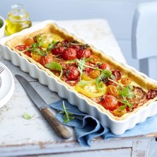 Emile Henry Tart-Börek Fırın Kabı Dikdörtgen 36.5 x 15 cm Mat Sarı/provence Yellow