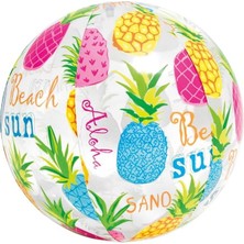 Şeffaf Sevimli Desenli Top 51 cm