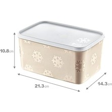2'li Set No Frost Saklama Kabı 2600 ml