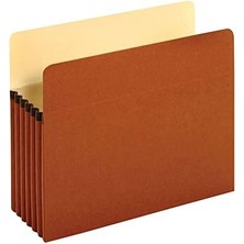 Bölmeli Dosya, Mektup Boyutu, 13,3 cm Genişletme, Dupont™ Tyvek® Malzeme ile Güçlendirilmiş, Mektup Boyutu, Redrop, Kutu Başına 10 (1534G-OX)
