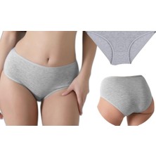 Gizem İç Giyim Yüksek Bel Siyah Kadın Külot 3'lü Paket