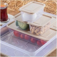 8 Parçalı Piknik, Kahvaltı ve Gıda Saklama Kabı (NVE135)