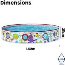 1.52M x Y25CM Fill 'n Eğlence Havuzu