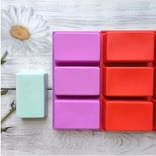 Siliko World 9'lu Sabun Kalıbı, Kek & Pasta Kalıbı Silikon Kalıp, Mavi