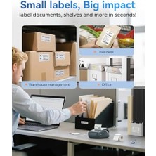 B1 Etiket Makinesi, Otomatik Tanımlamalı Bluetooth Taşınabilir Etiket Yazıcısı, Ofis, Ev, Iş Için Kullanımı Kolay, 2 x 1.2 Inç Etiket/rulo (Mavi)