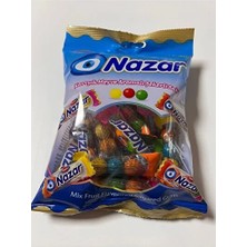 Nazar Karışık Meyvearomalı Şekerli Sakız 80 gr