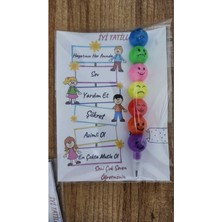 PremiumPort Renkli Kalemli Öğrenci Karne Hediyesi, Emojili ve Yumurtlayan Set