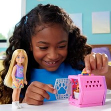 Chelsea™ Köpekçiğin Taşıma Çantası Oyun Seti Barbıe Chelsea Köpekçiğin Taşıma Çantası Oyun Seti, Küçük Bebek, Taşıma Çantası ve Köpek Aksesuarları JDF89