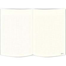 Le Çiçekli Defter Kareli Sarı 17X24 cm