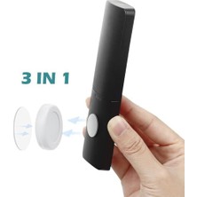 6'lı Manyetik Uzaktan Kumanda Tutucu Seti, Tv, Klima ve Vantilatör Kumandaları Için Duvara Monte Kendinden Yapışkanlı Düzenleyici, Telefon Şarj Aksesuarı Organizeri